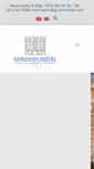 Mobile Screenshot of gordionhotel.com